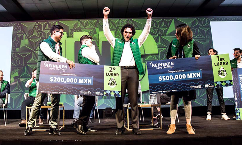 David Hernández, uno de los ganadores de Heineken Green Challenge